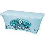 Hemmed Closed-Back UltraFit Table Cover - 8' - Full Colour