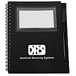 Business Card Notebook with Pen - Opaque