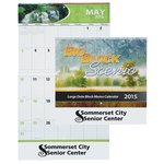 Big Block Scenic Appointment Calendar - Spiral