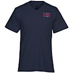 Fruit of the Loom HD V-Neck Tee - Embroidered - Colours