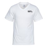 Fruit of the Loom HD V-Neck Tee - Screen - White
