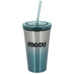 Chroma Stainless Tumbler with Straw - 16 oz.