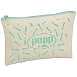 Chroma Zip Cotton Pouch - 5" x 7-1/4"