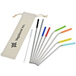 Reusable Stainless Multi Straw Set