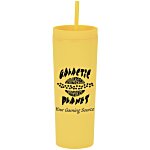 Dash Soft-Touch Acrylic Tumbler with Straw - 17 oz.
