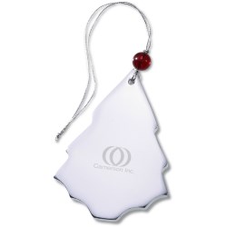View a larger, more detailed picture of the Silver Ornament - Tree