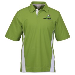 View a larger, more detailed picture of the North End Sport Polo with Stripe - Men s
