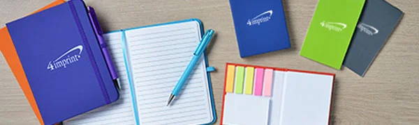 TaskRight products that include a pen, notebook and sticky memo set