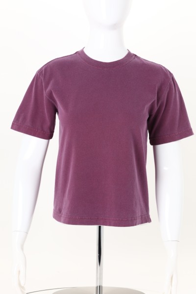 Garment-Dyed Heavyweight Boxy T-Shirt - Ladies' 360 View