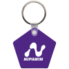 View Image 1 of 1 of Pentagon Soft Keychain - Opaque