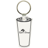 View Image 1 of 1 of Beverage Cup Soft Keychain - Opaque