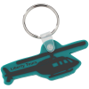 View Image 1 of 1 of Helicopter Soft Keychain - Opaque