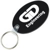 View Image 1 of 1 of Oval Soft Keychain - Opaque