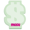 View Image 1 of 2 of Souvenir Sticky Note - Dollar Sign - 25 Sheet