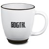 View Image 1 of 3 of Victorian Halo Mugs - White