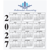 View Image 1 of 1 of Calendar Magnet - Small - White