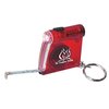 View Image 1 of 1 of Tape Measure with LED Flashlight Key Chain