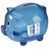 View Image 1 of 3 of Piggy Bank - Translucent