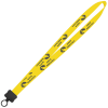View Image 1 of 1 of Stretchy Elastic Lanyard - 3/4" - 32" - Plastic O-Ring