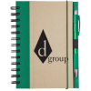 View Image 1 of 2 of Recycled Colour Spine Spiral Notebook