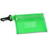 View Image 1 of 2 of Zippered Accessories Pouch with Clip