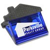 View Image 1 of 1 of Gator Clip - House Shape - Translucent