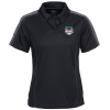 View Image 1 of 3 of Performance Pique Colour Block Polo - Ladies'