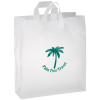 View Image 1 of 1 of Soft-Loop Frosted Shopper - 17" x 13" - Foil - Clear