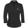 View Image 1 of 2 of Coal Harbour Easy Care 3/4 Sleeve Shirt - Ladies'