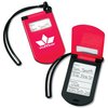 View Image 1 of 3 of Plastic Flip Luggage Tag with Strap