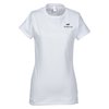 View Image 1 of 1 of Gildan Softstyle T-Shirt - Ladies' - White - Screen