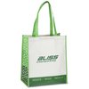 View Image 1 of 5 of Expressions Laminated Grocery Tote - Green