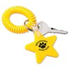 View Image 1 of 1 of Coil Keychain - Star