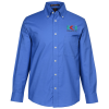 View Image 1 of 3 of Structured Stain Release Oxford Shirt - Men's
