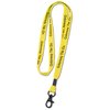View Image 1 of 1 of Lanyard with Black Metal Swivel Hook - 1/2" -  Closeout