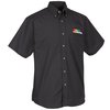 View Image 1 of 1 of Easy-Care Short Sleeve Poplin Shirt - Men's