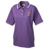 View Image 1 of 1 of Blue Generation Tipped Pique Polo - Ladies'