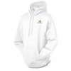 View Image 1 of 1 of Gildan 50/50 Adult Hooded Sweatshirt - Embroidered - White
