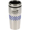 View Image 1 of 2 of Dotted Grip Stainless Steel Tumbler - 16 oz.