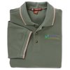 View Image 1 of 2 of Harriton 10 oz. Pique Polo with Tipping