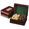 View Image 1 of 1 of Keepsake Wooden Box - Cashews & Chocolate Almonds