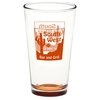 View Image 1 of 2 of Pint Glass - 16 oz. - Bottom Colour