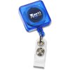 View Image 1 of 4 of Economy Square Retractable Badgeholder - Translucent