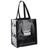 View Image 1 of 2 of Expressions Laminated Grocery Tote - Black