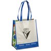 View Image 1 of 2 of Expressions Laminated Grocery Tote - Royal Blue