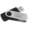 View Image 1 of 2 of Swinging USB Drive - 1GB - 24 hr