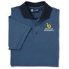 View Image 1 of 1 of Blue Generation Shadow Stripe Polo - Men's