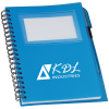 View Image 1 of 6 of Business Card Notebook with Pen - Translucent