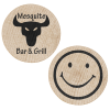 View Image 1 of 1 of Wooden Nickel - Smiley Face