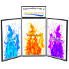 View Image 1 of 1 of Fold N Go Tabletop Display - 4 feet - Full Colour